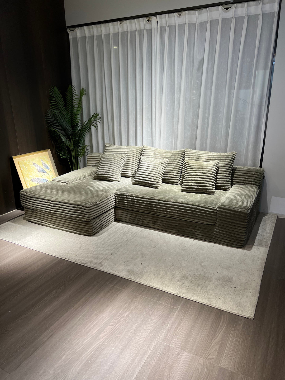 Corduroy Lounge Sofa (YS006#)